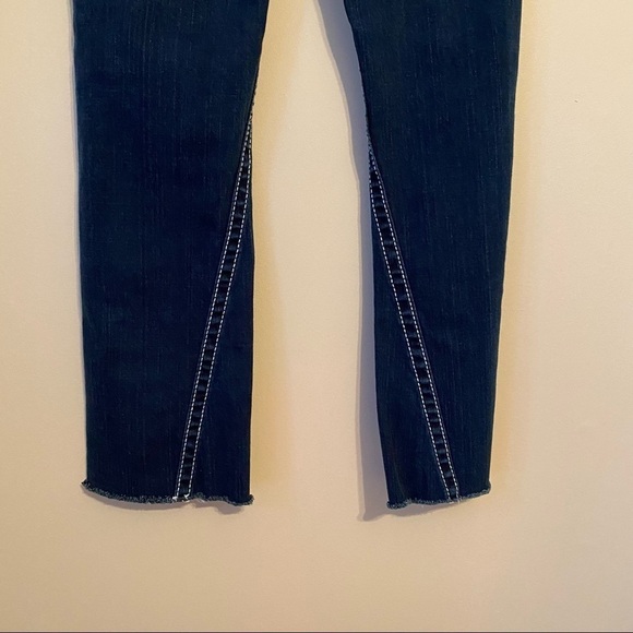 True Religion Disco Joey Big T Fray Hem Twisted Seam Jeans - 28 - Picture 4 of 16